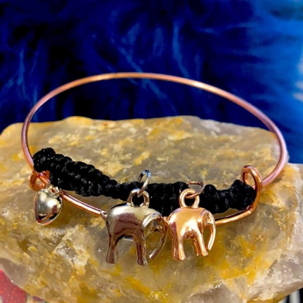 Elephant 🐘 Lucky braided Love Bangle